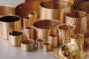 Palier lisse métalique bronze mince